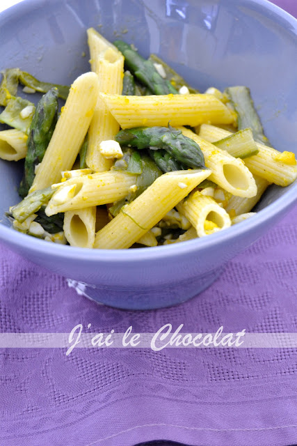 penne asparagi e uova sode