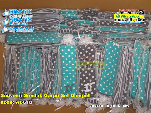 Souvenir Sendok Garpu Set Dompet jual