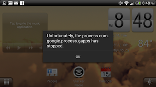 Cara Perbaiki Kesalahan "THE PROCESS COM.GOOGLE.PROCESS.GAPPS HAS STOPPED" Di Android