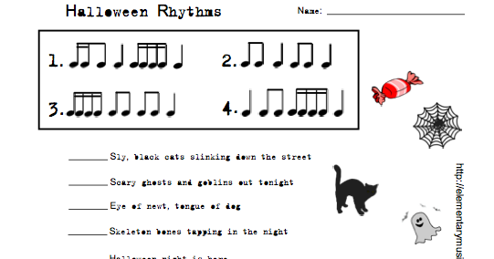 Elementary Music Resources: Music Worksheets