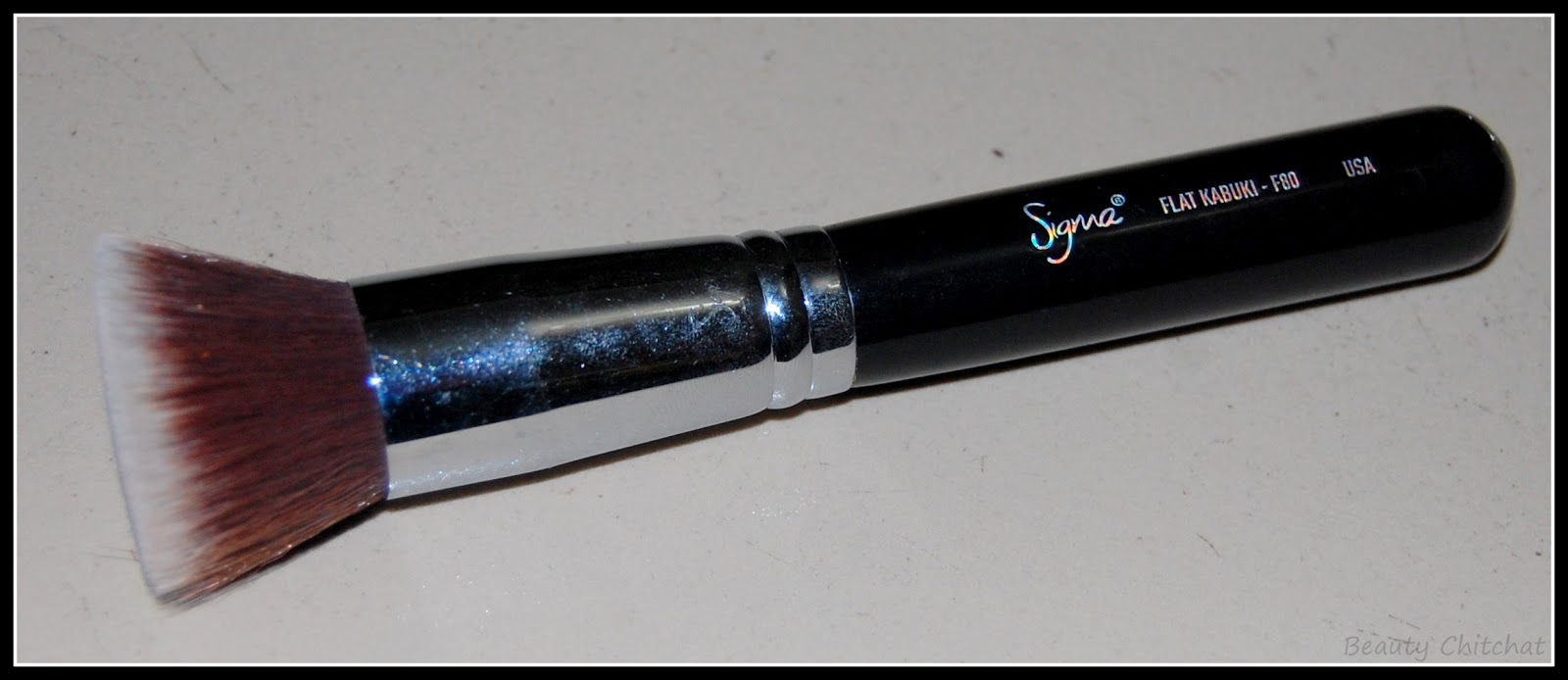 Beauty Chitchat Review Sigma F80 Flat Top Synthetic Kabuki Brush