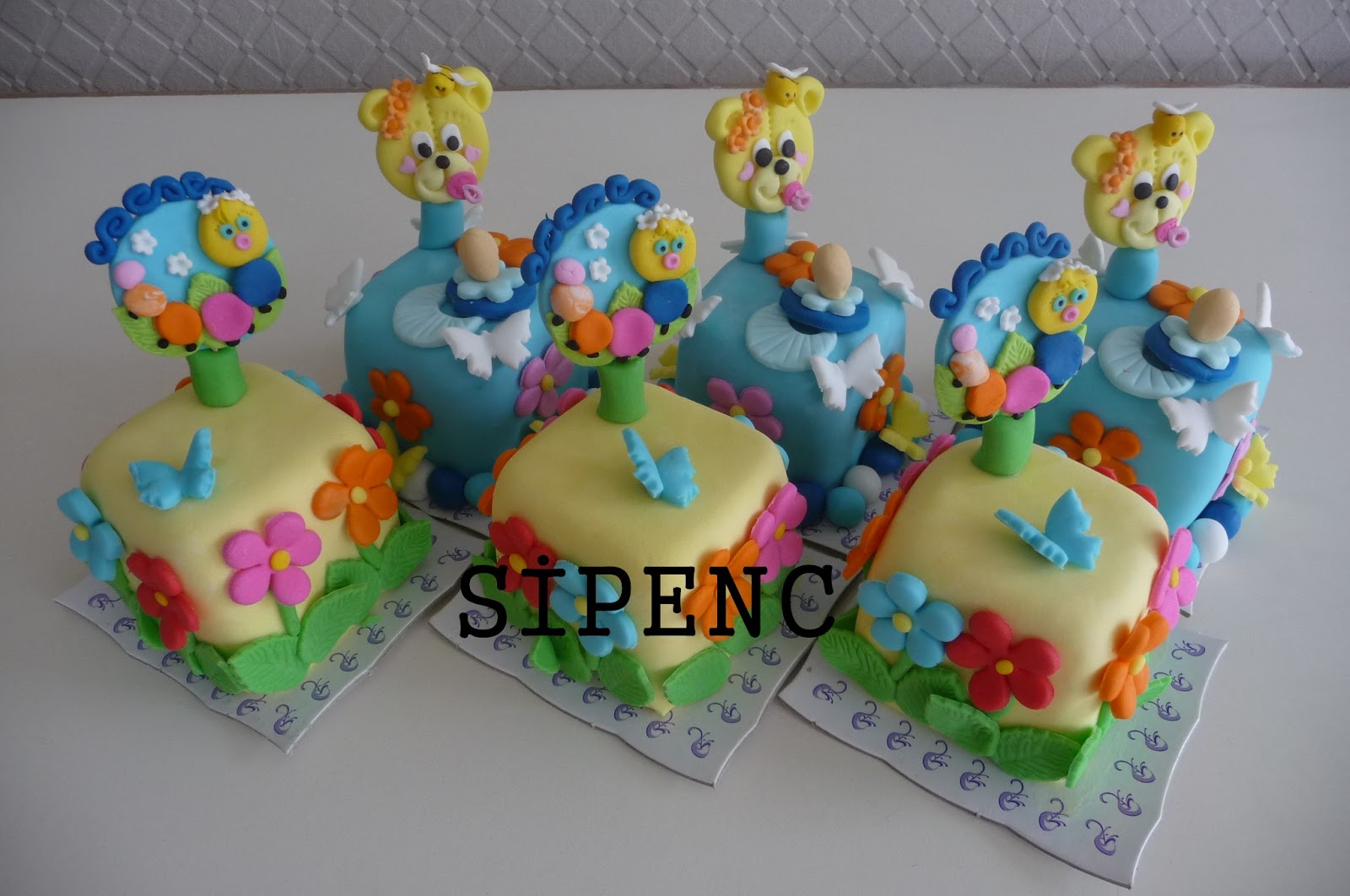 SİPENC özel tasarım pasta ve kurabiyeler&hellip; Bebek Pastaları
