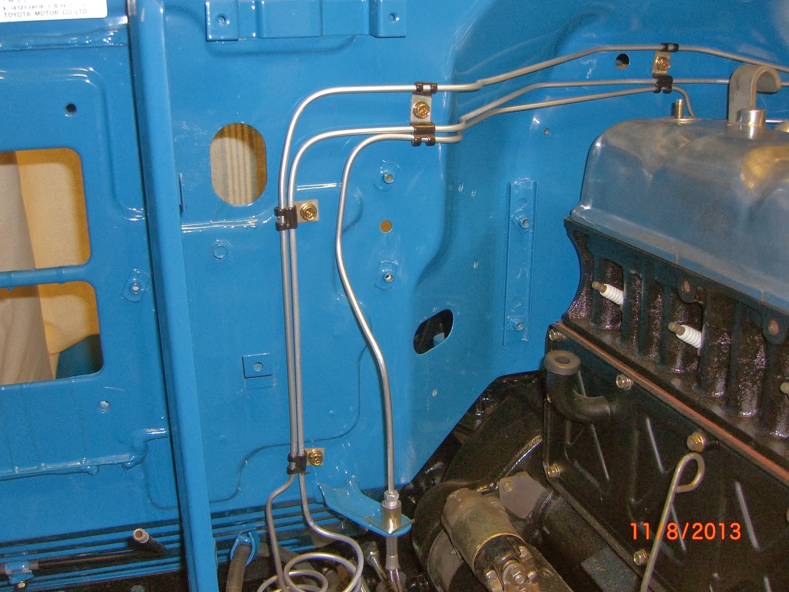 FJ40 Nut Brake and Clutch lines plus the Booster