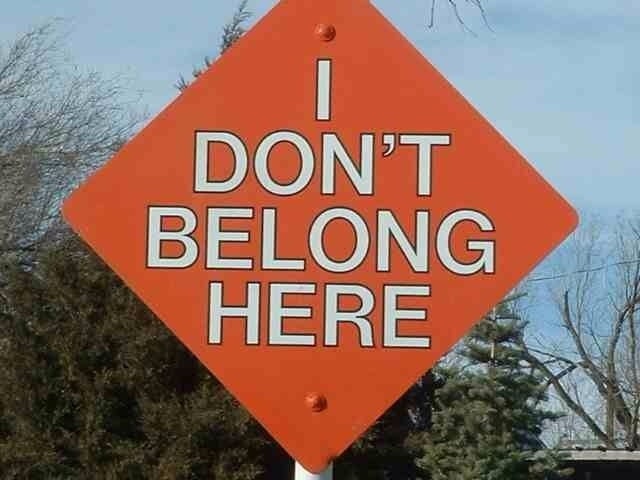 i don't belong here