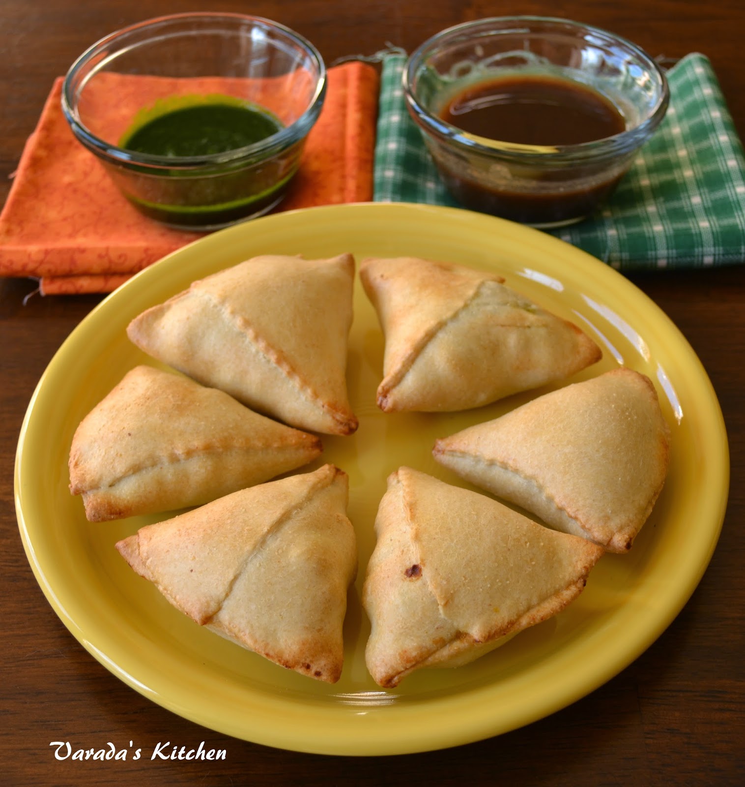 Varada's Kitchen Baked Samosa