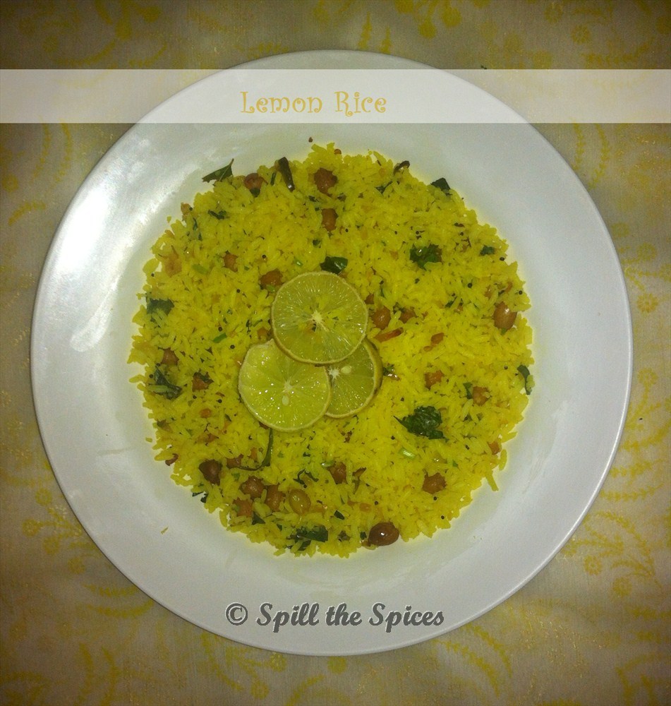 Lemon Rice Elumichai Saadam Spill the Spices