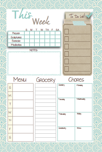 mormon mom planners monthly
