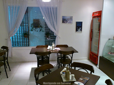 Santorini Café: Ambiente Santorini Café: Ambiente