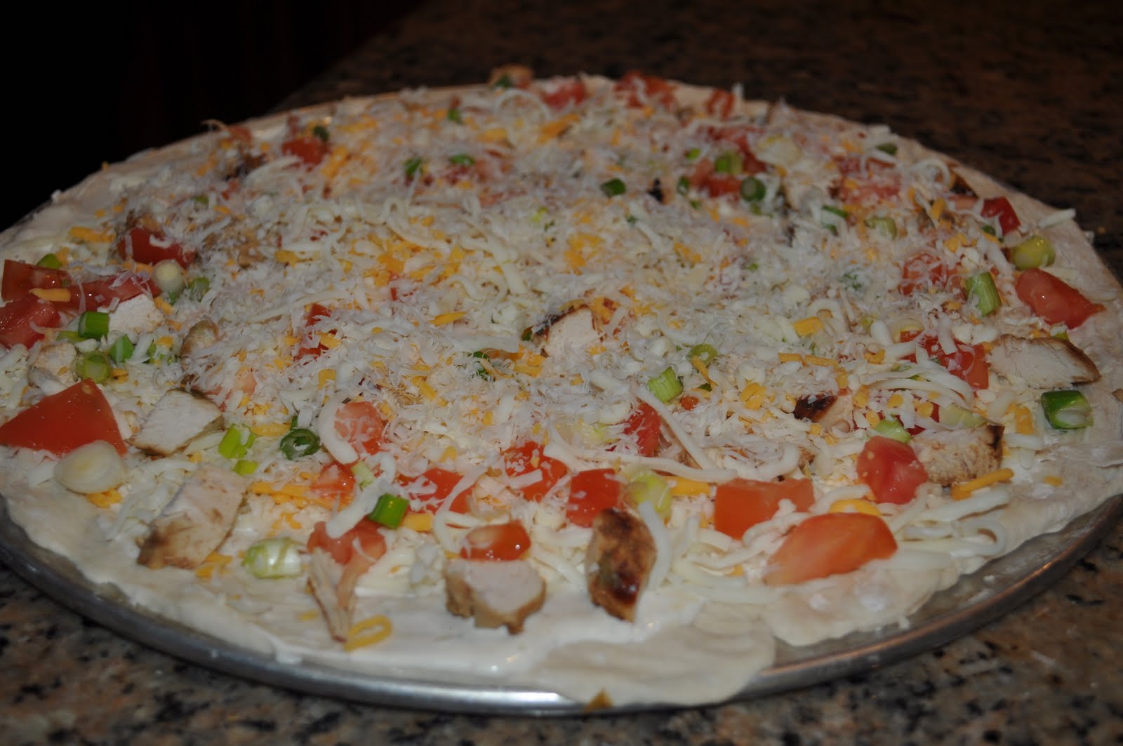 Beth's Favorite Recipes Gourmet Chicken Garlic Pizza (copycat Papa