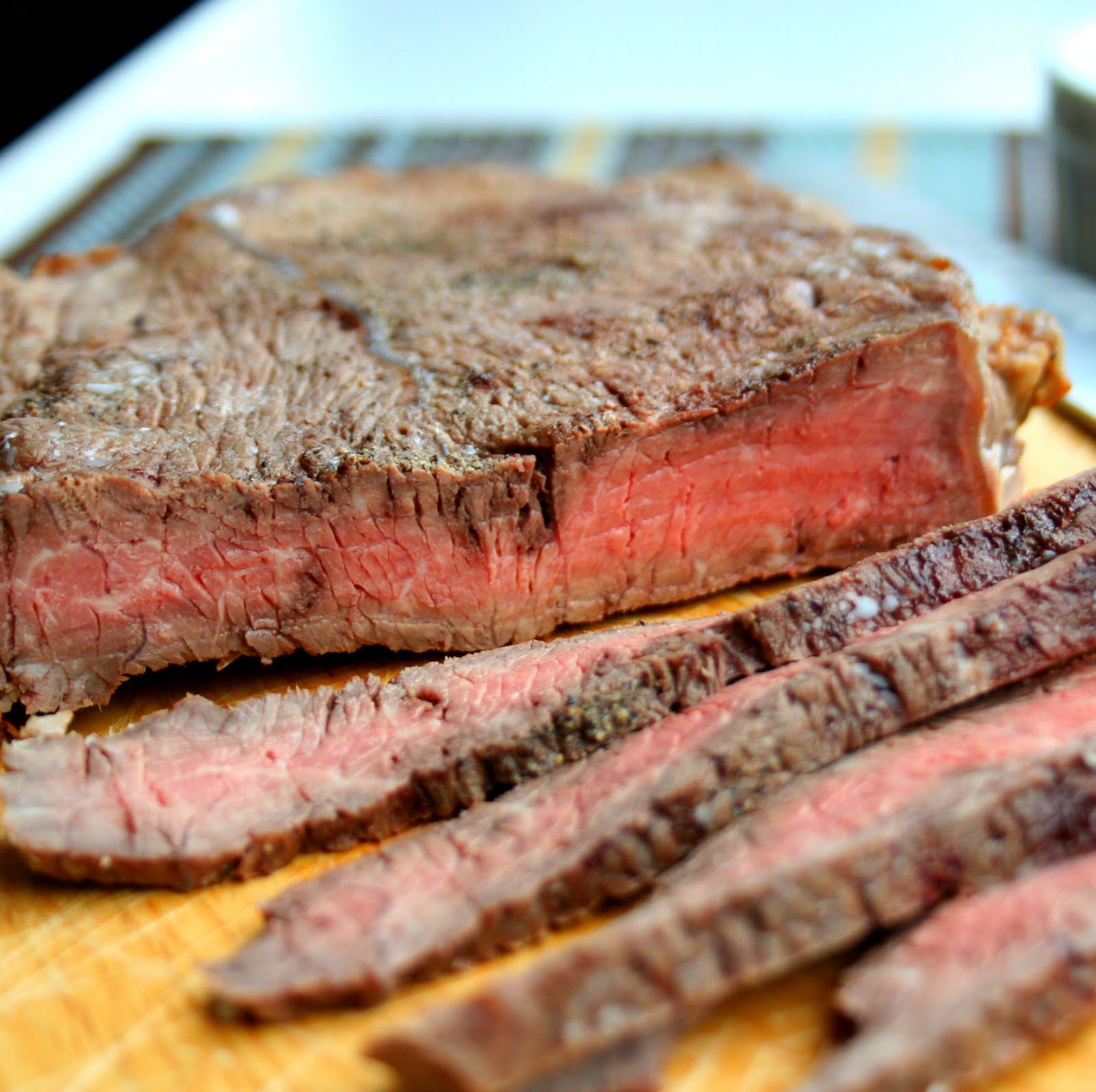 London Broil with Creamy Blue Cheese Horseradish Sauce All Day I