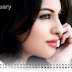 New Year 2012 Calendar: Bollywood Actress Sonakshi Sinha Desktop Calendar 2012