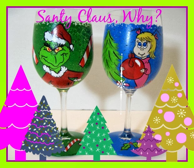 Savory Pumpkin and Sage Pinwheel Appetizers Grinch and Cindy Lou Who wine glasses