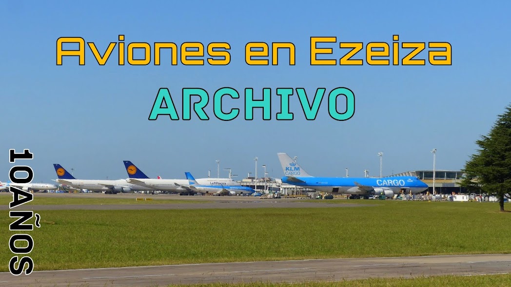 Aviones en Ezeiza Archivo Fotográfico