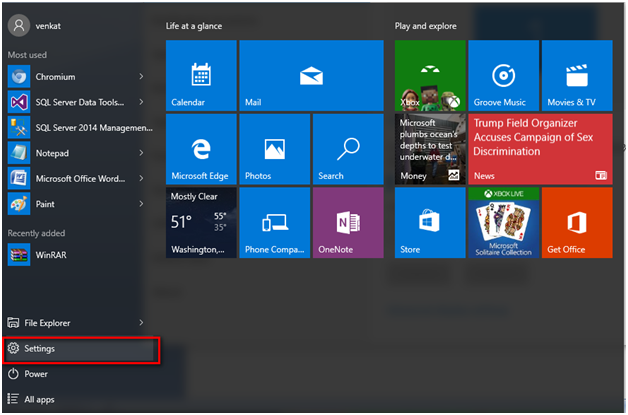 change the custom mouse pointer windows 10