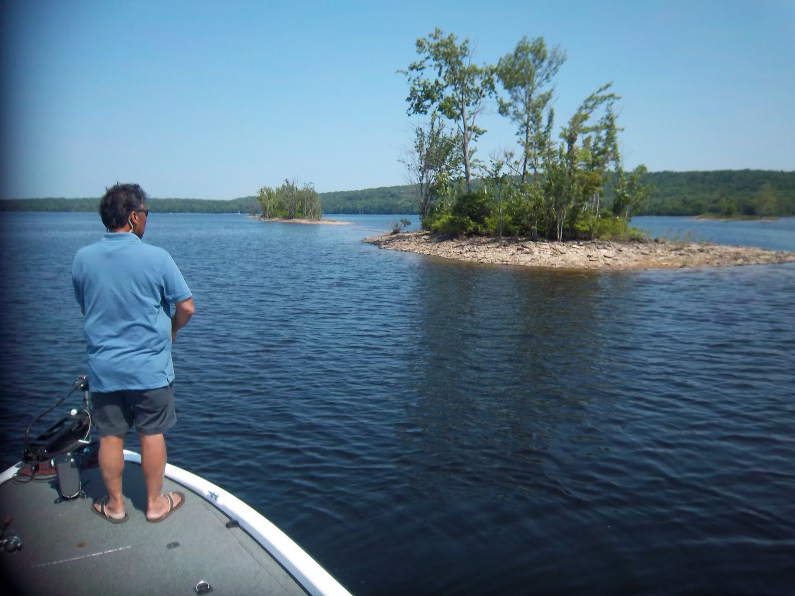 Fishing & Hunting in Oswego County, NY Salmon River Reservoir Island Bass
