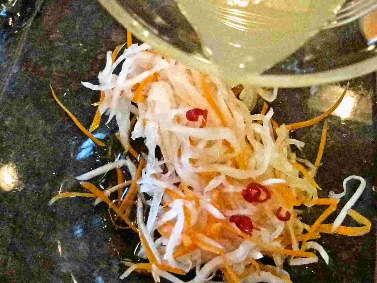 Recipes for Tom Namasu / daikon radish and carrot in citrus vinegar