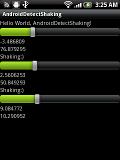 Detect Shaking Detect Shaking