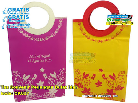 Tas Souvenir Pegangan Bulat Idah