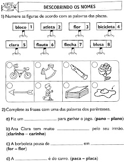 ATIVIDADES DE PORTUGUÊS PARA 3° ANO GRAMÁTICA INFANTIL