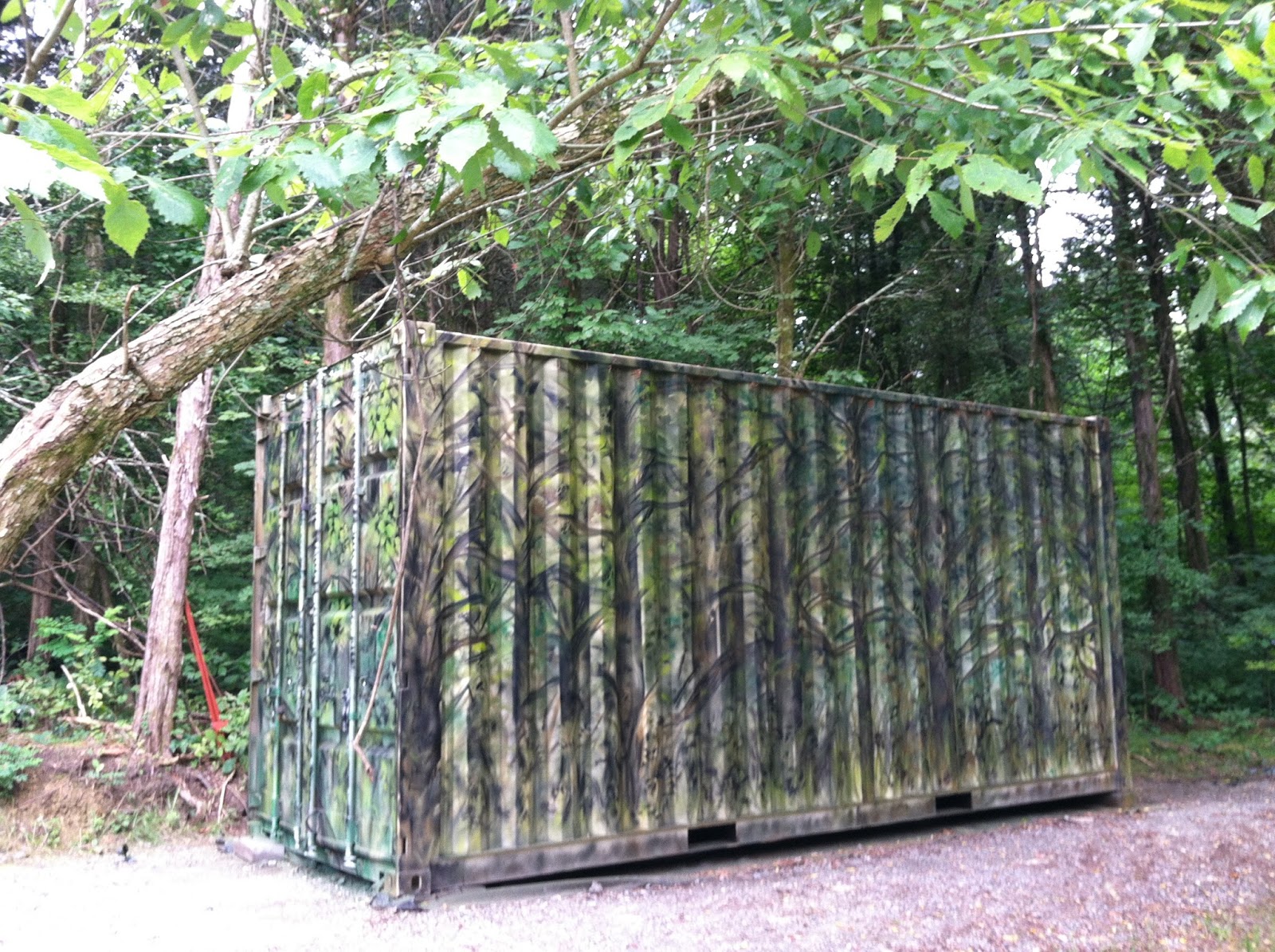 Duff Clothing TRUE CAMO ON SHIPPING CONTAINER