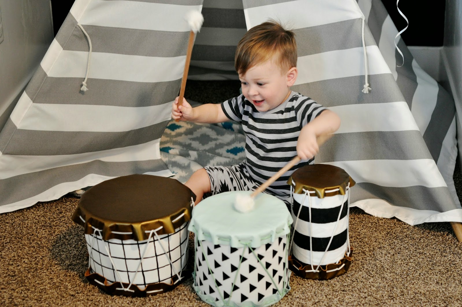 Diesel in Bloom DIY Drums