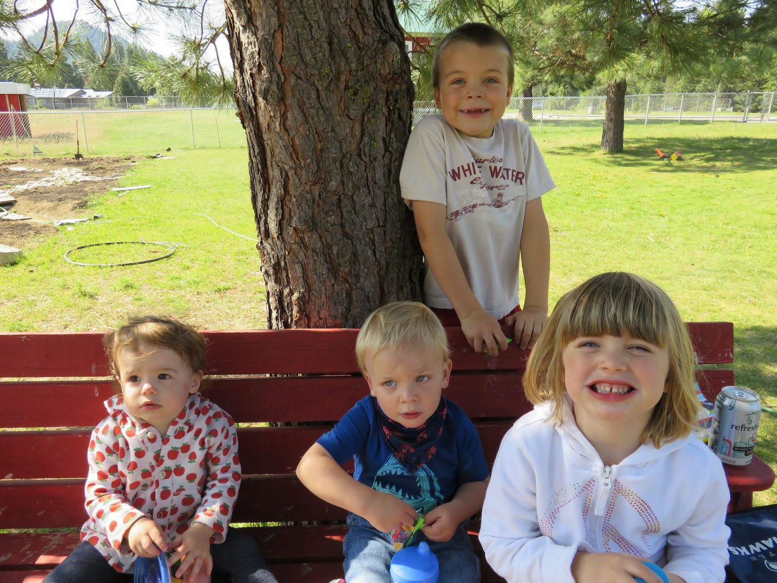 Our Family At The Cabin With Maija And Eevi