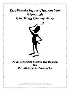 Customizing Character Writing Warm-ups Developing character writing warm-ups