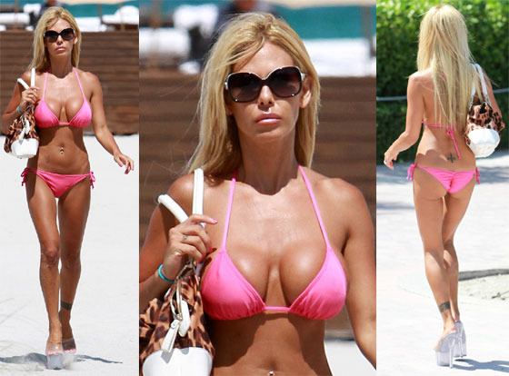 Shauna Sand In Tiny Pink Bikini Photos From Miami Beach