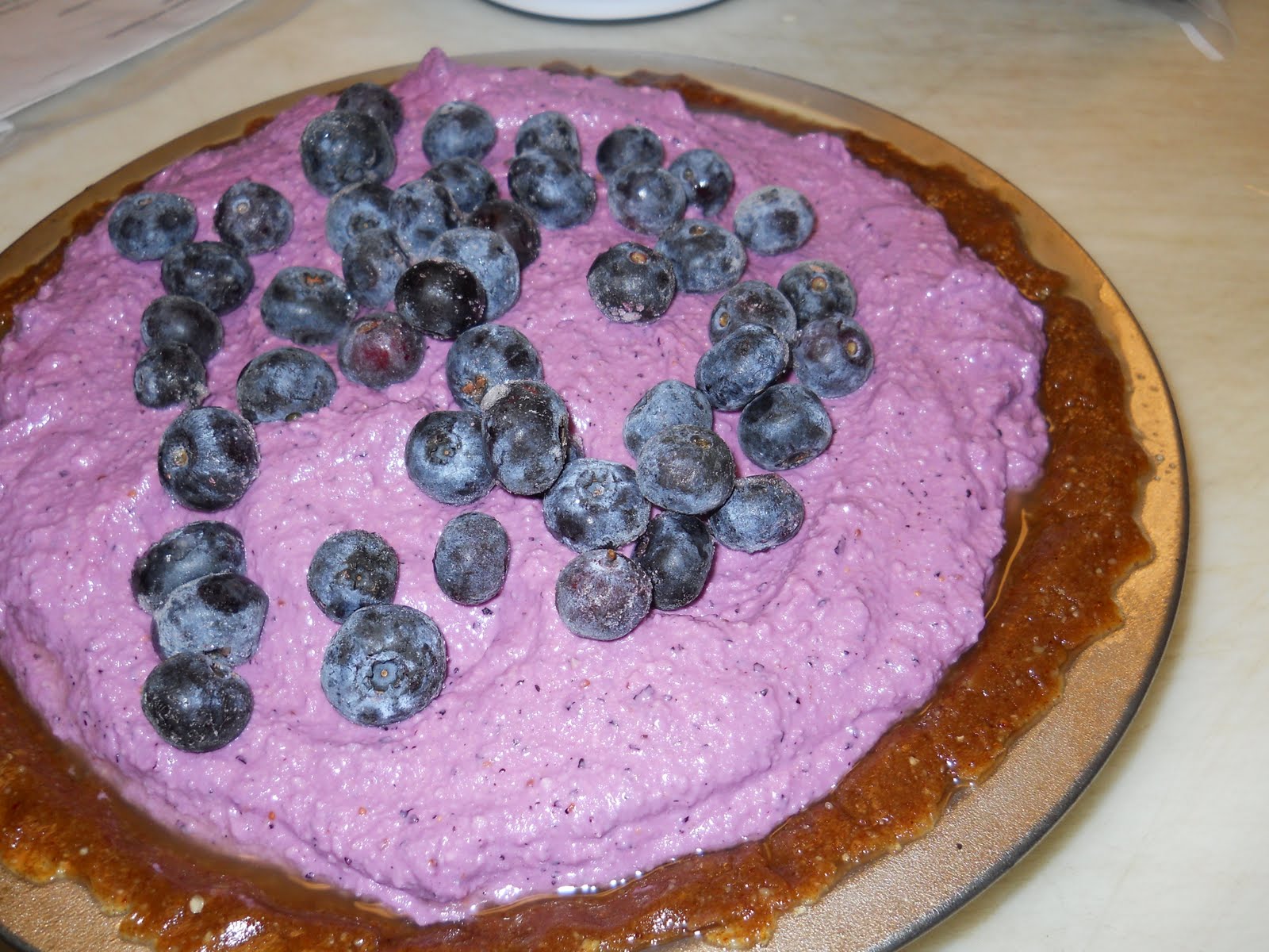 Kathy's Kitchen, Health, and Nutrition Raw Blueberry Cheesecake and