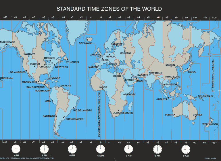 time zone lines