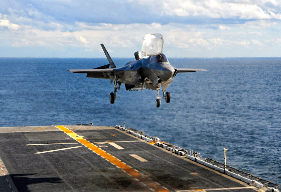The F-35 test team is conducting final weapons separation tests for the Block 2B software F-35B Lightning II