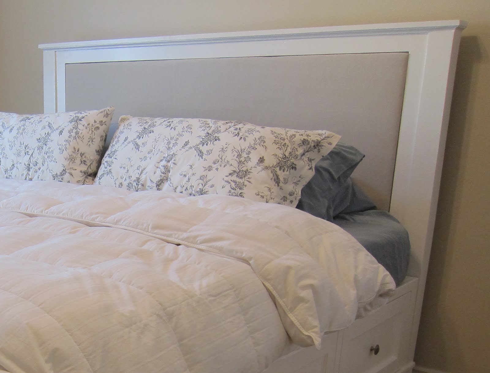 DIY King Size Bed Frame Part 4 Headboard and Finished Product