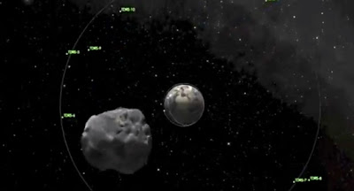 Asteroide passará  pela Terra