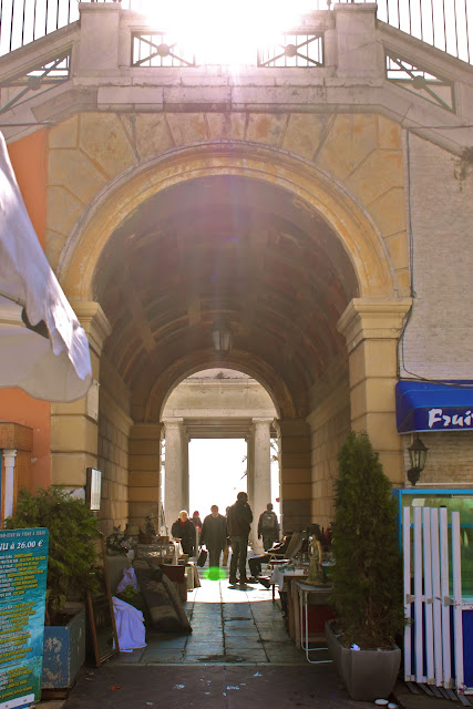 Sun kissed arches france