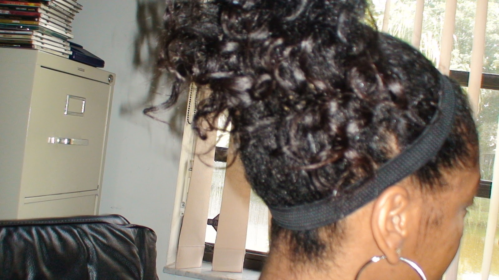 ... on the Relaxed Ends, 8 Large Plaits for texture to the Natural Hair