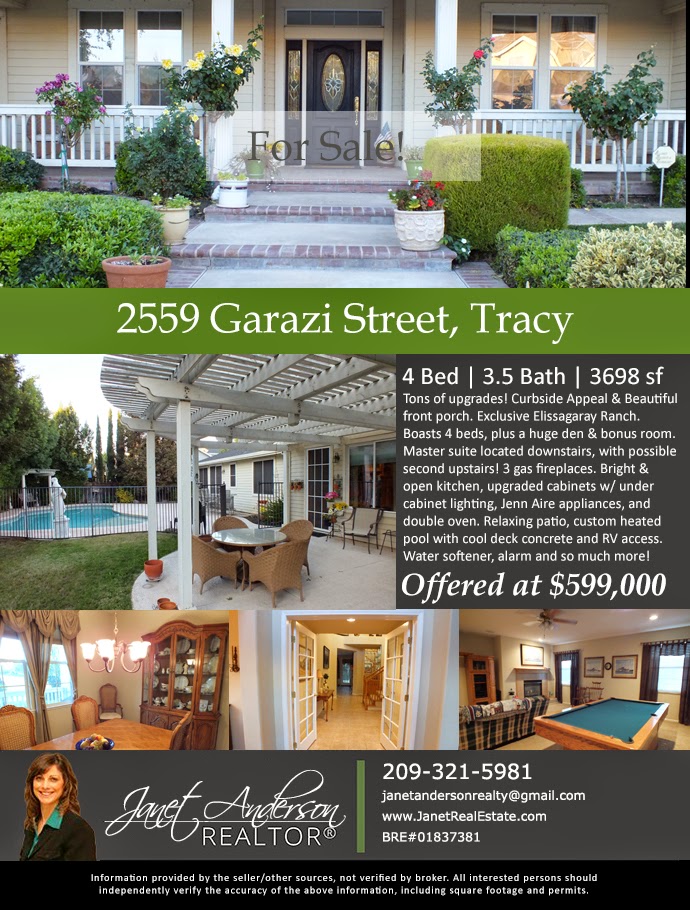 Real Estate in Tracy, Pleasanton, Livermore, Manteca, Mountain House