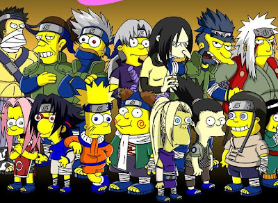 The Simpsons as Naruto