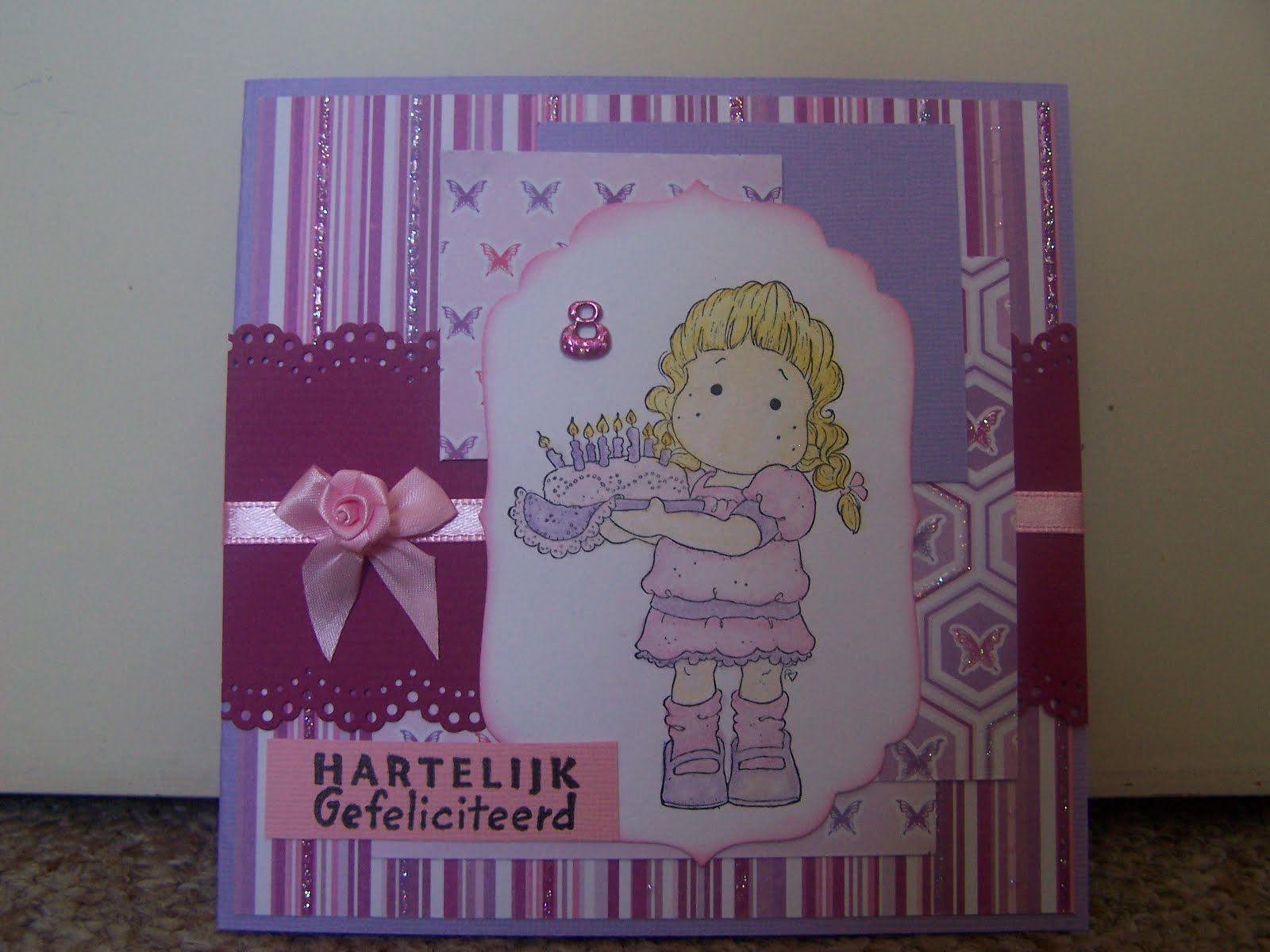 CreaAndrea Hartelijk gefeliciteerd 8 jaar