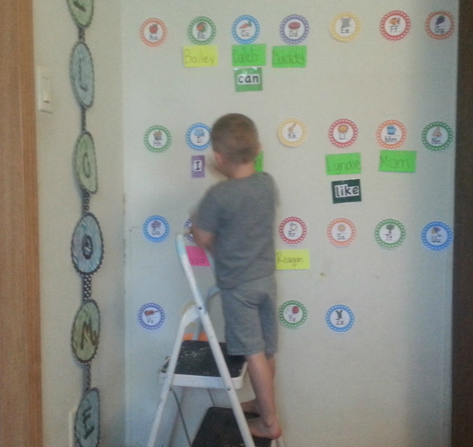 Kindergarten Lifestyle Word Wall Mini Freebie Kindergarten Lifestyle Word Wall Mini Freebie