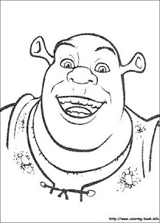 Desenhos do Shrek para pintar Desenhos do Shrek para imprimir