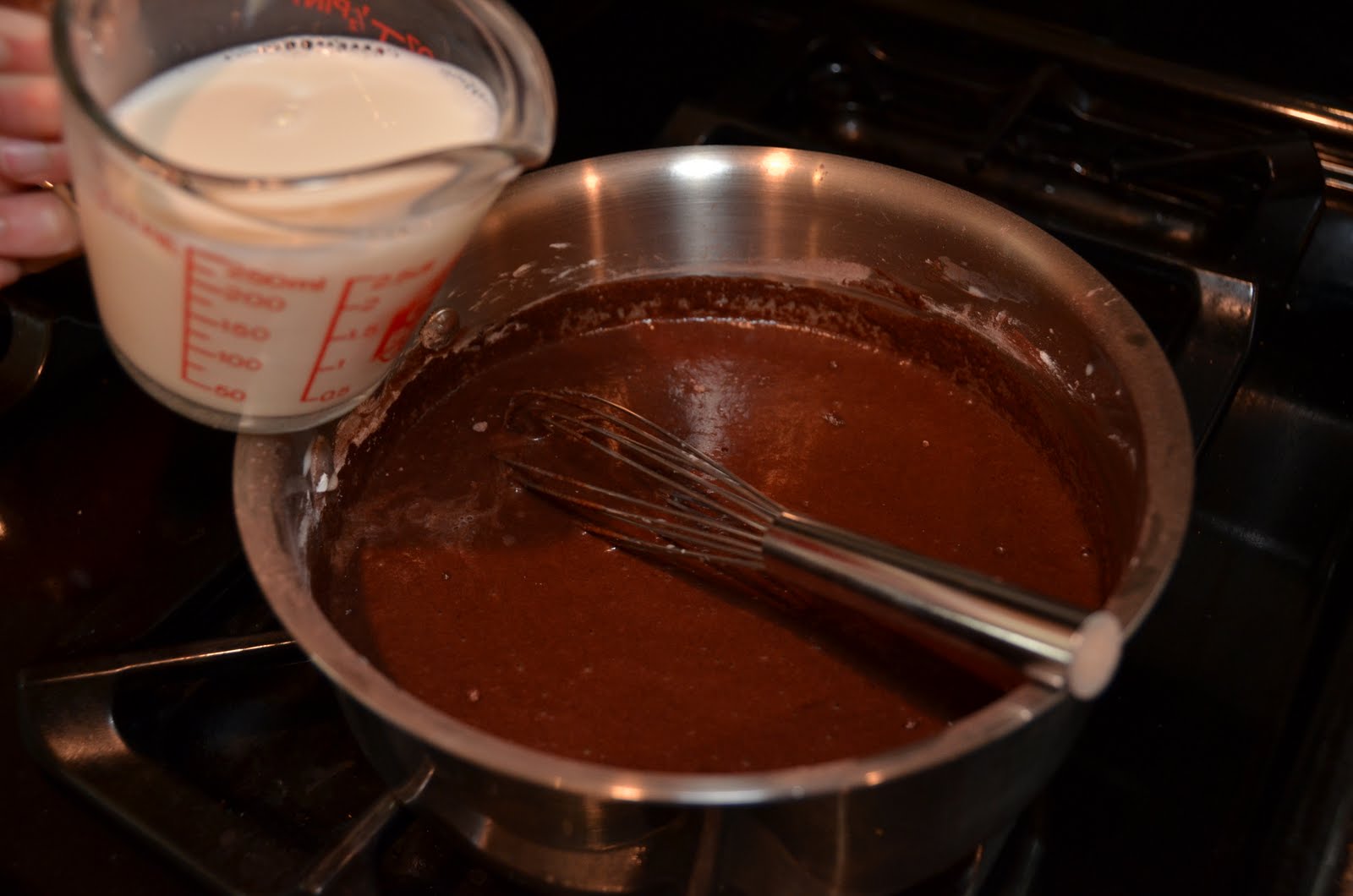 Playing with Flour Chocolate pudding