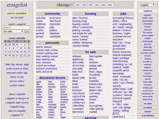 craigslist: chicago personals, jobs, cars for sale by owner