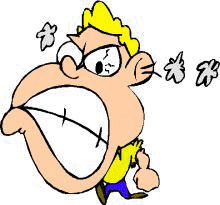 Cartoon Angry Face