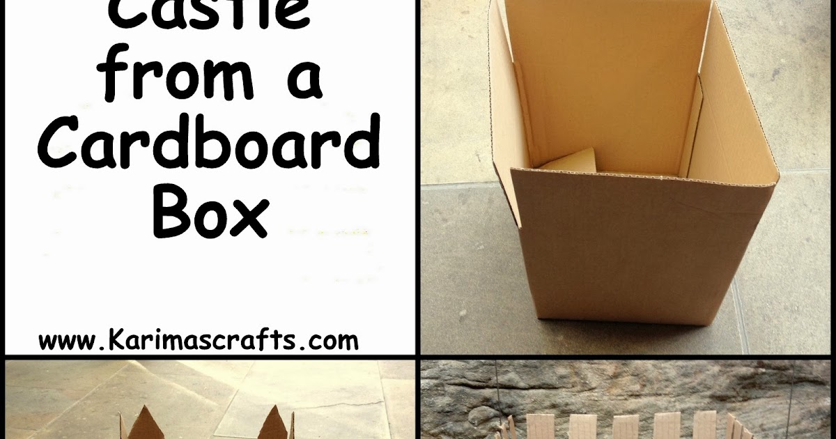 Karima's Crafts: DIY Cardboard Storage Box Tutorial