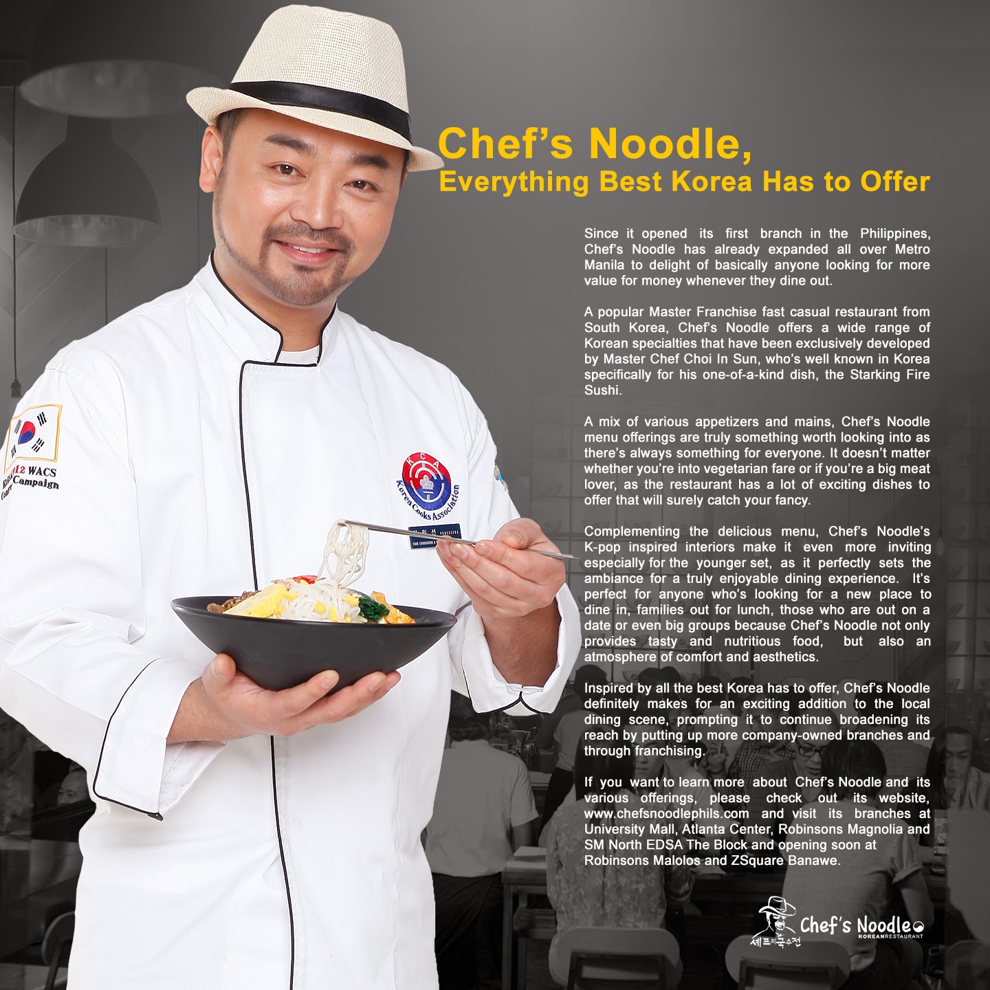 MWAH's Tummy Chef's Noodle Nice to taste you again