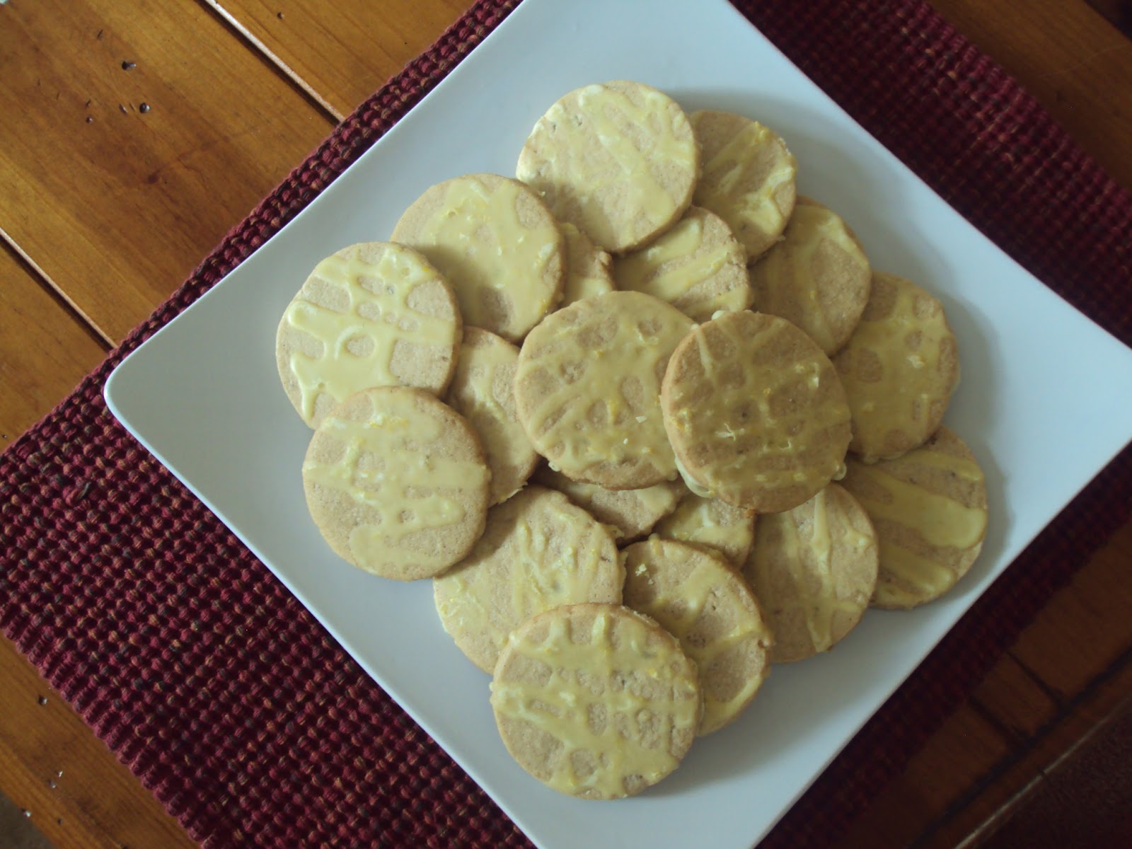 Friendship, Life and Style Lemon Glazed Candied Ginger Cookies