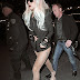 Lady Gaga forgets her clothes as she heads out on date night with her boyfriend Luc Carl.