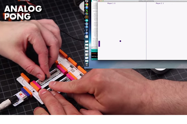 littleBits Arduino Kit Thailand - Analog Pong