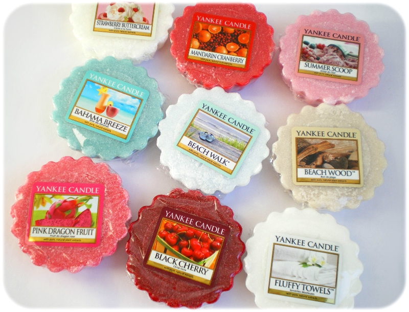 Yankee Candle Tarts Strawberry Buttercream, Mandarin Cranberry