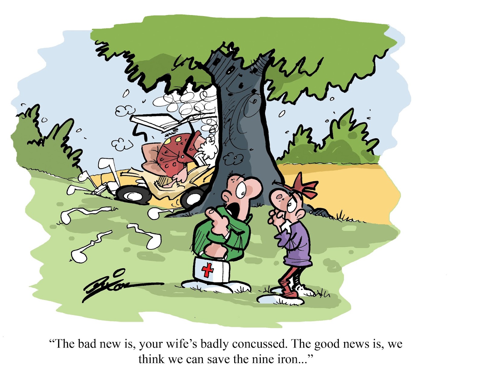 Diary of a Cartoonist Gag Cartoon tomfoolery